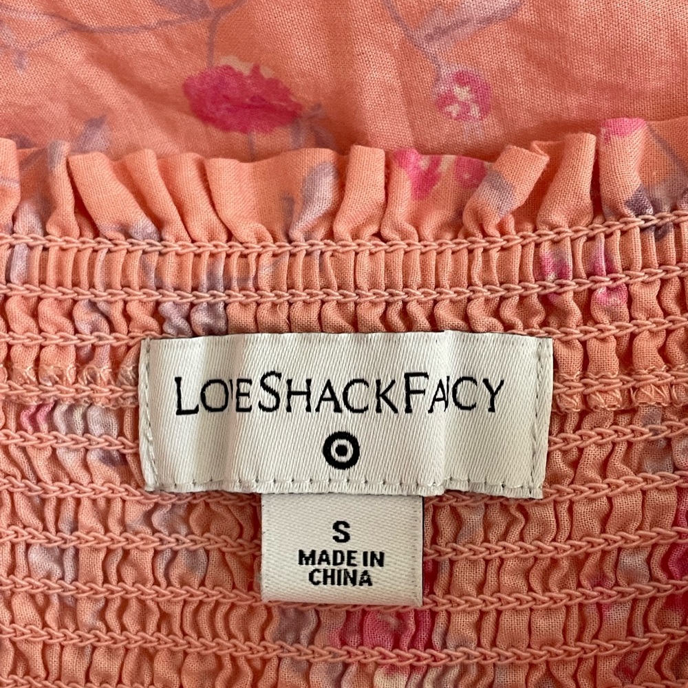 Love Shack Fancy x Target Simone Smocked Tiered Dress Cottage Prairie - Picture 6 of 7